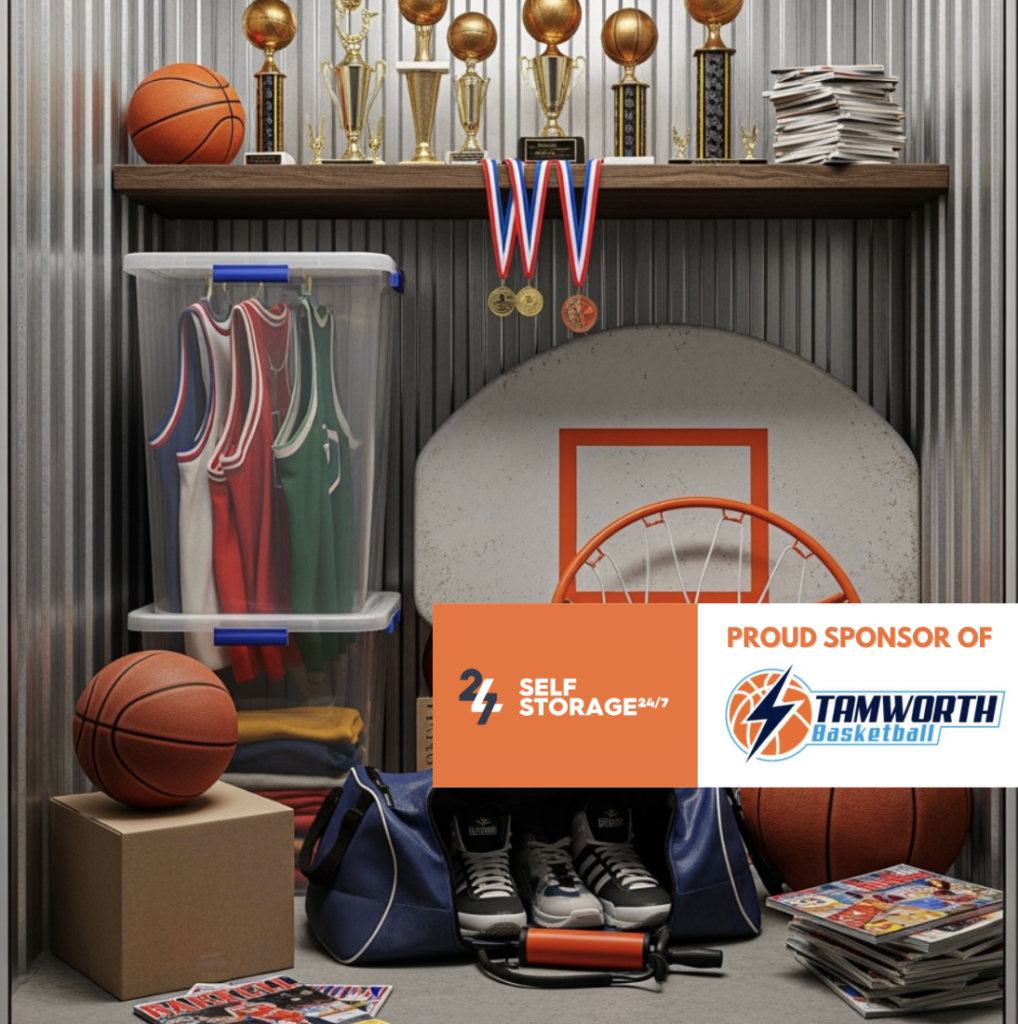 tamworth self storage sponsorships - tamworth basketball association